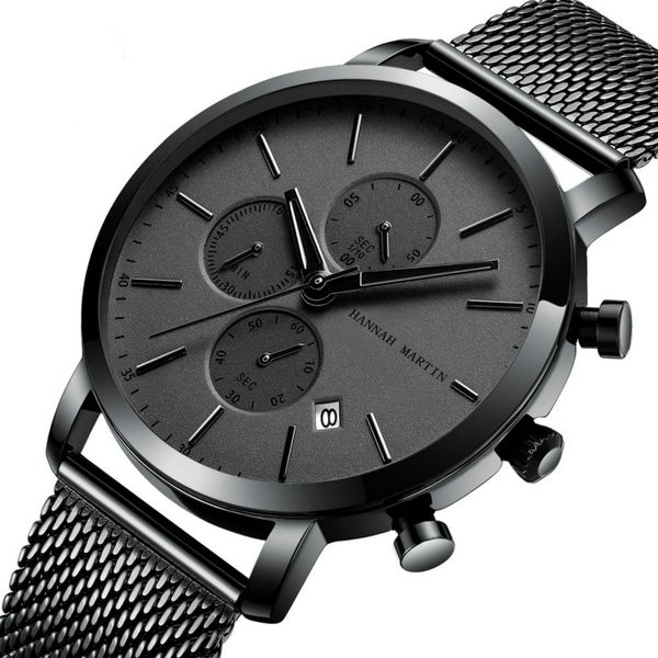 

luxury watch men stainless steel quartz wrist watch male clock reloj hombre relogio masculino, Slivery;brown