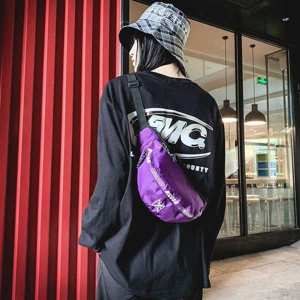 

trend waist pack men 2020 chest bag casual phone pouch nylon women belt pack crossbody bag hip hop boy shoulder bags