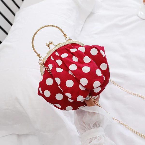 

bags for women ear messenger bag polka dot print chain single shoulder crossbody bag handbags sac #t1g