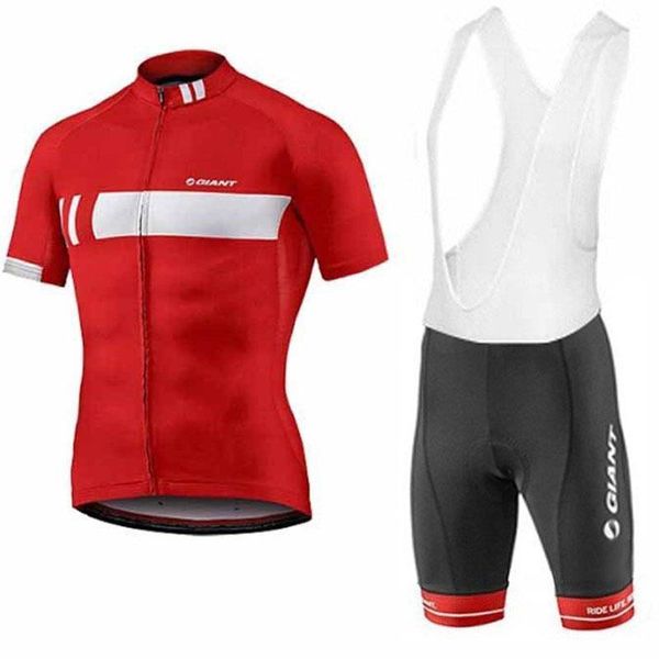

2020 giant 2020 100 %polyester cycling jerseys set pro summer anti uv cycling set bicycle clothing quick -dry bike wear maillot ropa, Black;blue