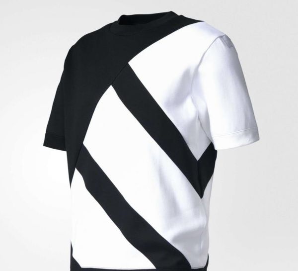 

summer new 2019 ad t shirts mens sports tees short sleeved o-neck hommes tees, White;black