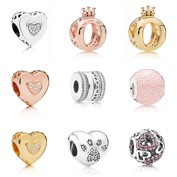 

new 100% 925 sterling silver pandora bead 797375cz 787401 767401 787375cz 797402cz 797091en160 767375cz 791713cz 791424czs, Black