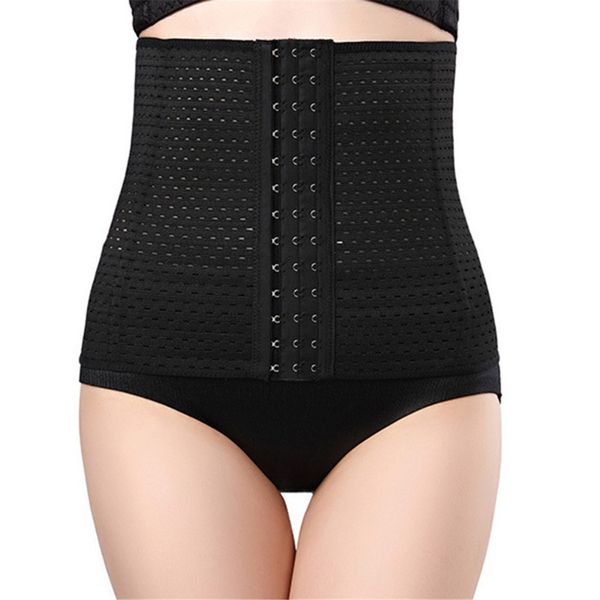 

body shaper corset modeling strap waist trainer steel bone corrective underwear women postpartum tummy belt slimming abdomen, Black;white