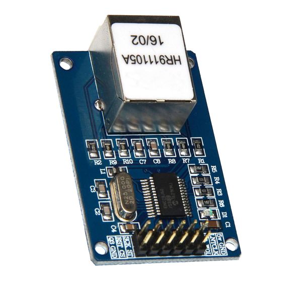 

standard enc28j60 ethernet module development board spi interface 3.3 w