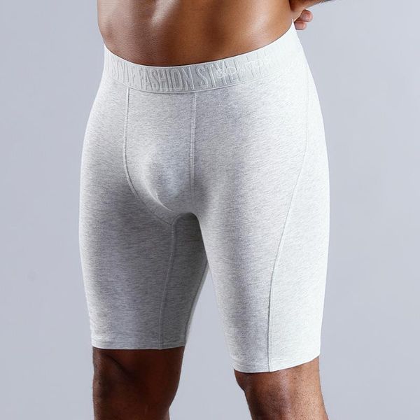 

skarr long boxer mens boxer shorts men underwear cotton brand for mens underware boxers boxershorts underpants under wear, Black;white