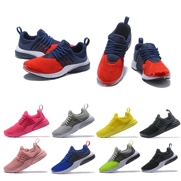 

2019 new style presto running shoes grey navy blue black luxury mens trainers shoes pink light pink fashion women designers sneakers