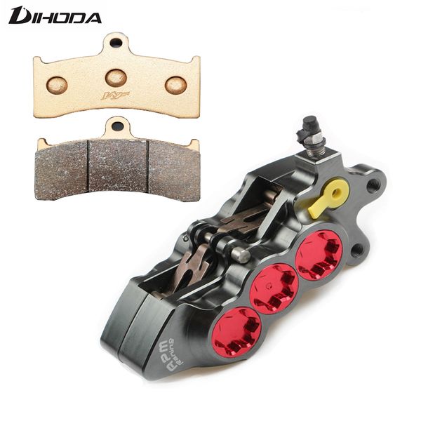 

motorcycle spare parts brake pads set of 6 pistons high performance brake caliper