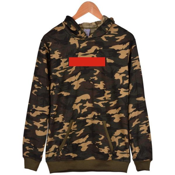 

новый sup письмо толстовки мужские женские камуфляж печати толстовки мода камуфляж теплые кофты co рукавом повседневная обычная куртка, Black