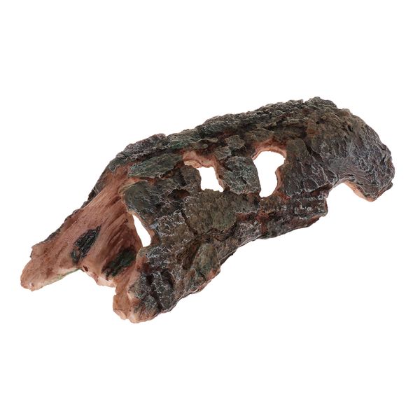

tree bark hollow log fish shrimp cave reptile decoration aquarium fish tank ornaments