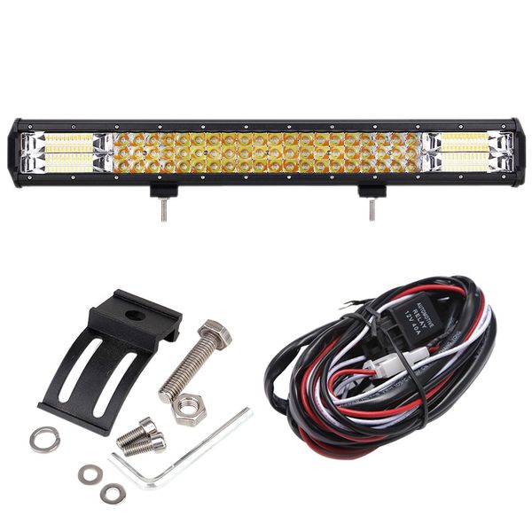 

dy - 093 - wa 324w c 22 inch three row led spot work strip light