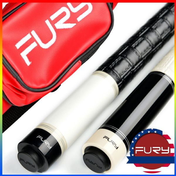 

2019 fury cw pool cue billiards stick 11.75mm 13mm tip with pool cue case set leather handle china