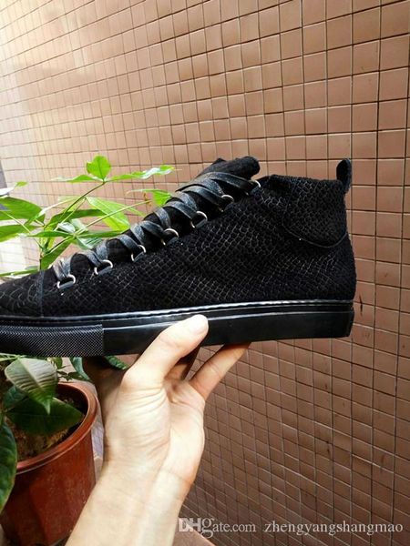

elegant high sneakers shoes women,men trainers patent leather flats red bottom sneaker casual walking shoes 41-46, Black