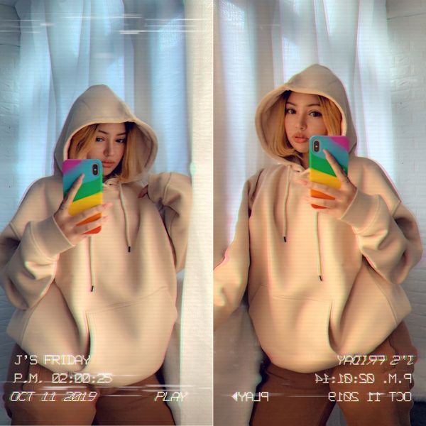 

women streetwear pure colors loose casual sweatshirts oversized hoodie autumn winter fleece long sleeve pullovers outwear jumper, Black
