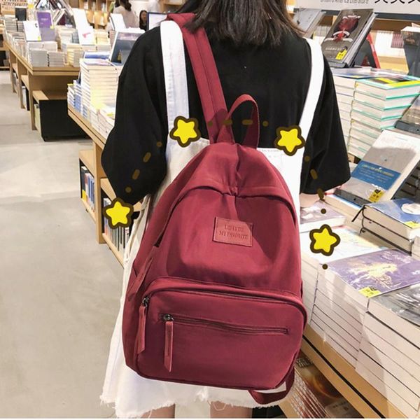 

new waterproof nylon backpack for women multi pocket travel backpacks female school bag for teenage girls book mochilas