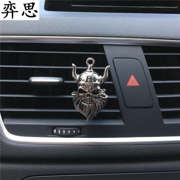 

металл хорн берсерк automobile для укладки декоративные парфюм изысканный металлический воин автомобиль освежитель воздуха мужские украшения