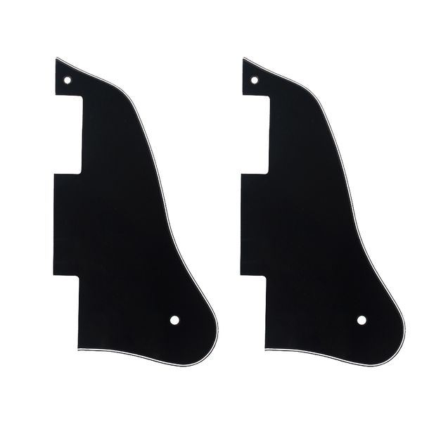 

2 x durable 3 слоя pick guard анти царапин тарелки для gibson guitar black