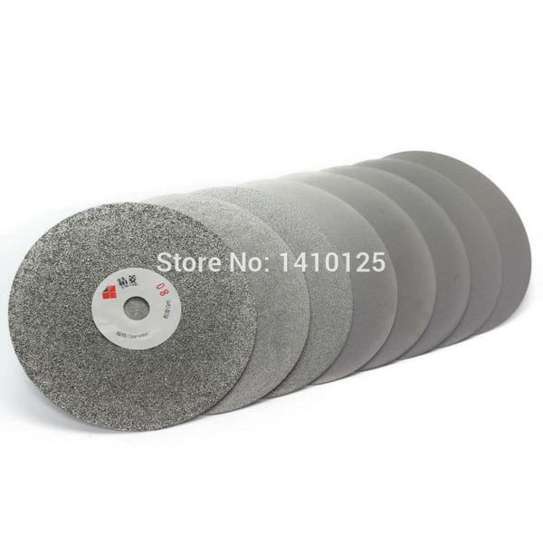 

5" inch 125mm grit 60-3000 electroplated diamond grinding disc wheel coated flat lap disk lapidary tools gemstone jewelry glass