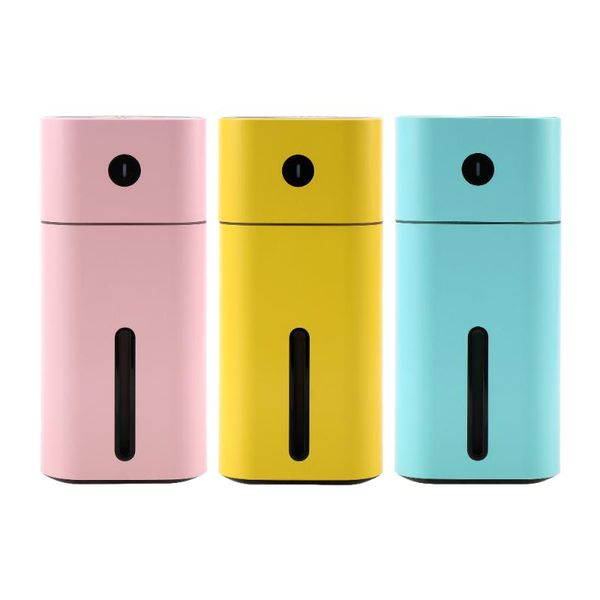 

leepee usb car air purifier aroma essential oil diffuser mini ultrasonic square humidifier led night light