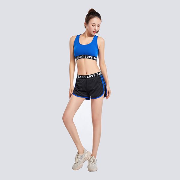 

women seamless yoga set fitness sports suits gym clothing long sleeve crop shirts high waist running leggings workout pants, Black;blue