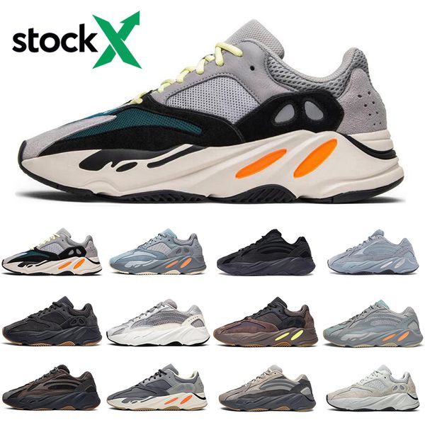 

adidas yeezy boost kanye west 700 акций х 700S волна бегун мужчин, женщин кроссовки грузопассажирских черный инерционные Vanta статические мужские Тренажёры Спорт кроссовки бегунов