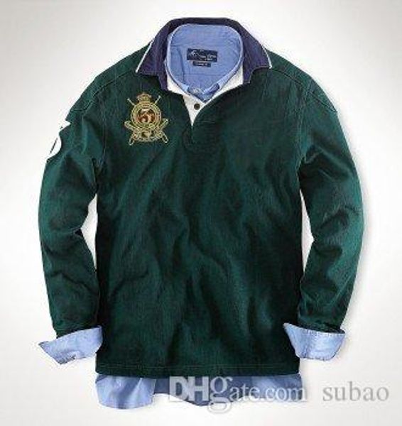 

wholesale-plus size us big size city polo embroidery sweater black long sleeve pullover brand streetwear fashion sweatershirt, White;black