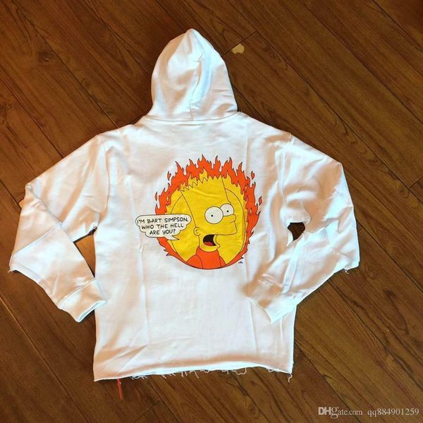 

2019 новый мультфильм печати с длинным рукавом свитера дизайнер толстовка мужская дизайнерские толстовки мужские hoodie конструктора свитер, Black