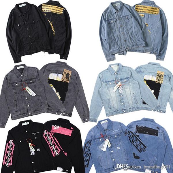 

fashion designer jacket designer jeans jacket for women and men's denim jacket casual spring autumn vintage coats coats drop shipping, Black;brown