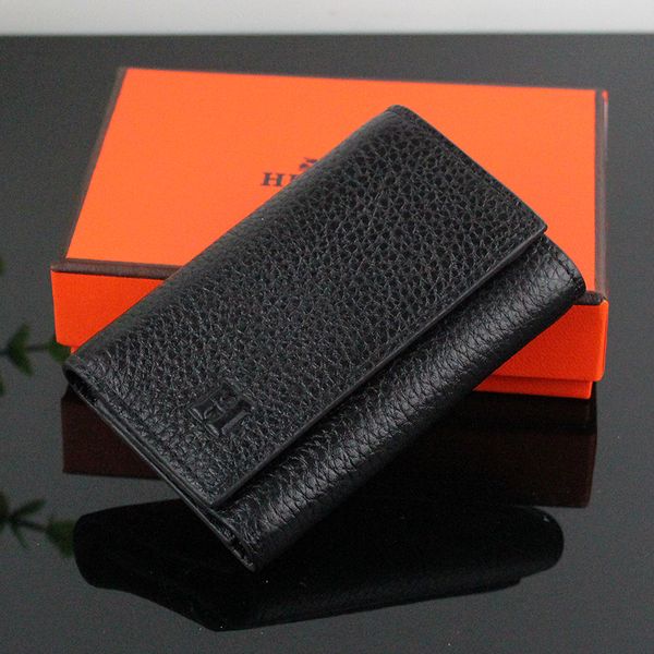 

fashion design men/ women leather key holder small purse key wallets key case brand large capacity brand coin purse couple classic, Red;blue