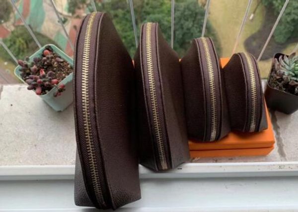 

four-piece coin purse storage multi-capacity banknote coin purse men and women convenient coin purse storage bag wallet, Red;black