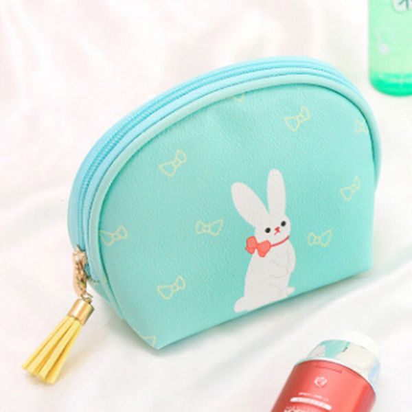 

мода портативный путешествия женщин cosmetic bag мультфильм животных печать кисточкой малый макияж bagtravel туалетных организатор дело nece