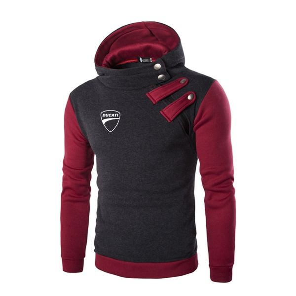 

brand men popular patchwork personality warm fashion trend male comfortable ducati men europe america fast delivery, Black