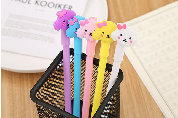 

100pcs/lot 0.5mm gel pen creative cloud neutral pen cute student office stationery writing supplies gp793