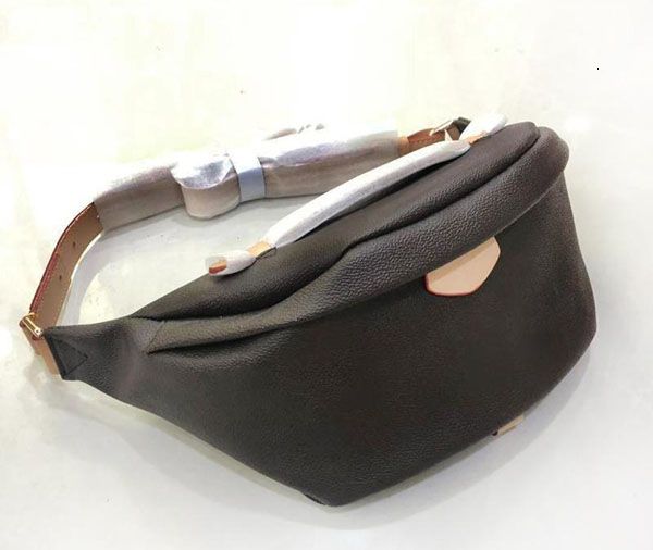 

fashion bag women men cross body belt bag autn material waist bags bumbag leather cross fanny pack classic flowers brown shoulder bags 43644