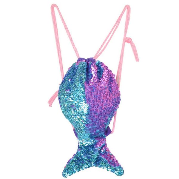 

women sequin backpack glitter shopping bags drawstring daypack travel shop bag