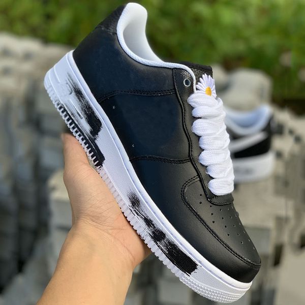 

gd x peaceminusone x forced 2019 skateboarding shoes black white designer brand new fashion mens basktball sport sneakers, White;red