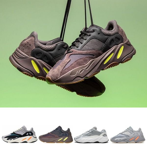 

Adidas yeezy 700 Runner Kanye West Mauve Wave Runner Статические кроссовки 700 V2 Мужская спортивная спортивная обувь для женщин Кроссовки для обуви Размер 36-46
