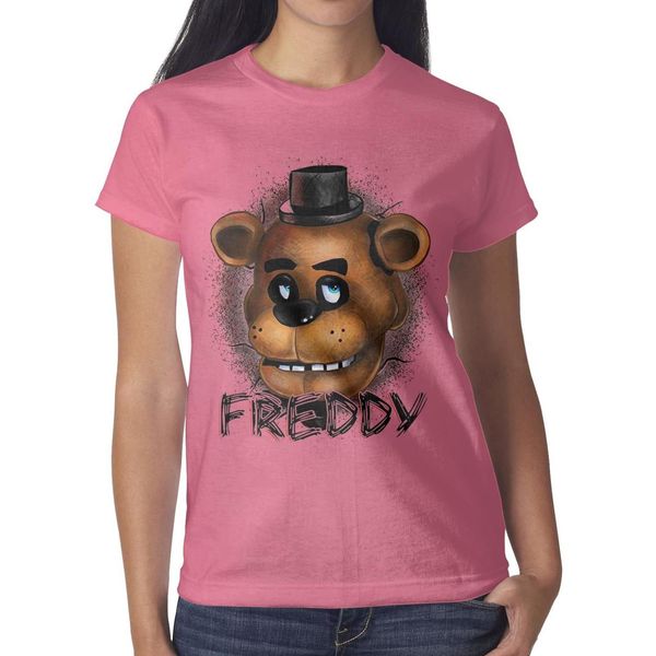 

five nights at freddy's pink womens t shirt,shirts,t shirts,tee shirts shirt design graphic make a champion athletic t shirt, White