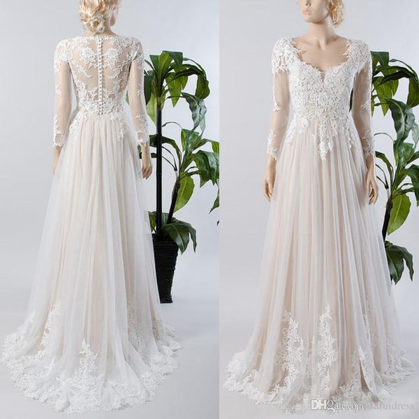 

Vestidos de casamento alinhado feliru