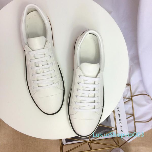 

design casual shoes - new 2019 small white toe layer cowhide fashionable lady's small white shoes comfortable and easy size 35-39, Black