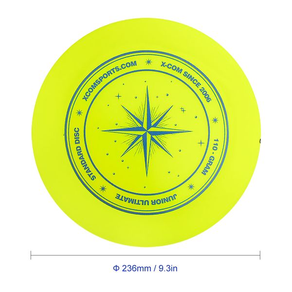 

9.3 inch 110g plastic flying discs outdoor play toy sport disc for juniors kids beach sports throw catch flying saucer