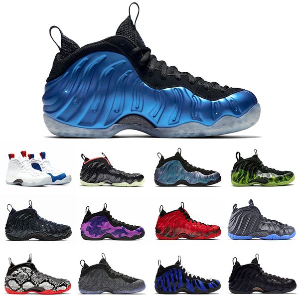 

penny hardaway men basketball shoes foam one abalone habanero red black metallic gold alternate galaxy 1.0 2.0 olympic mens sports sneaker, White;red