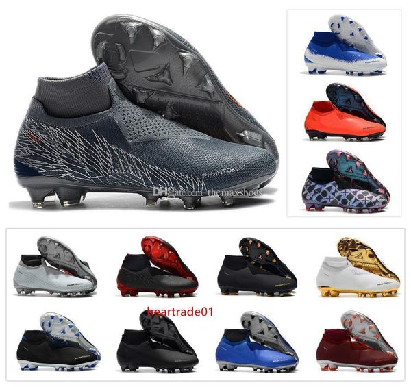 

phantom df vsn elite hot fg shadow vision мужские высокие лодыжки футбольные бутсы футбольные бутсы высокого качества размер us6. 5-11