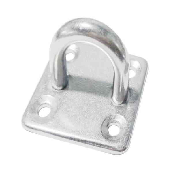 

304 stainless steel square pad eye plate shade sail sailboat hardware