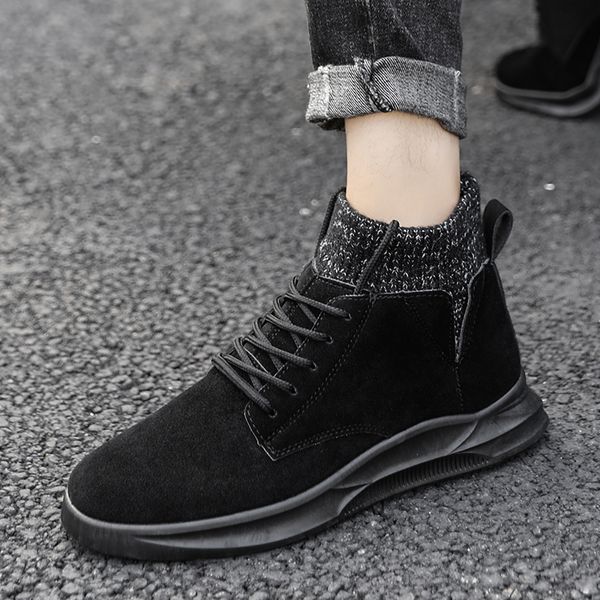 

2019 designer snow winter boots classic men women tall high for winter black white grey fashion wholesale sneakers size 39-44