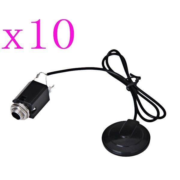 

naomi 10pcs acoustic guitar pickup piezo transducer jack for guitar violin ukulele mandolin