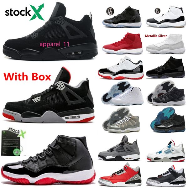 

2020 black cat 4 4s basketball shoes 11 low white bred 11s men sneakers cool grey gamma legend blue black cement unc 3 3s concord space jam