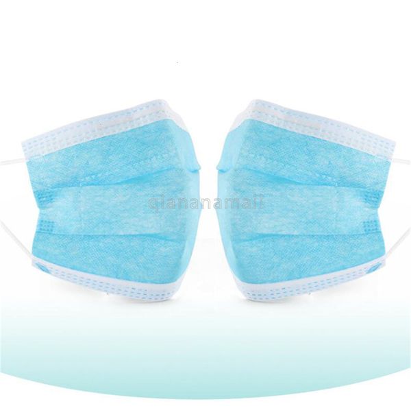 

stock 50pcs in non woven disposable face mask 3 layers earloop dust face masks fast dhl 3000pcs