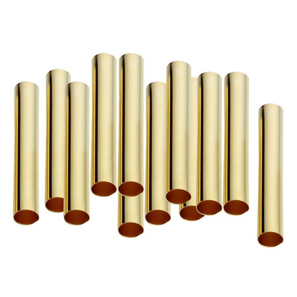 

100 pieces smooth straight noodle tube beads spacer beads for diy jewelry, dia: 4mm, lenght: 30mm (gold/platinum