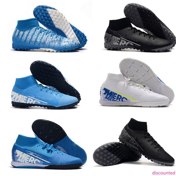 

mans mercurial superfly vii club ic tf indoor soccer cleats neymar designer high help trainers football boots sports shoes