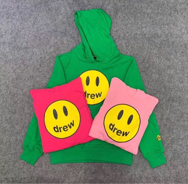 

d house justin bieber loose pink green rose red hoodie hip hop for men women designer rapper casual fashion, Black